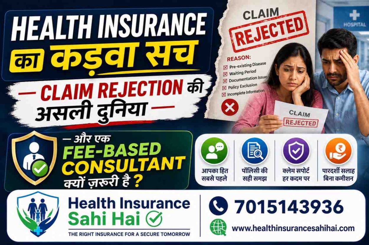 Health Insurance का कड़वा सच — Claim Rejection की असली दुनिया — और एक Fee-Based Consultant क्यों ज़रूरी है