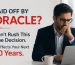 Only fee base consultant for oracle